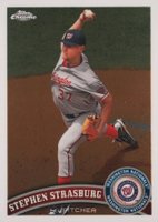 2011 Topps Chrome #120 Stephen Strasburg Baseball Card