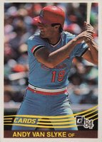 1984 Donruss #83 Andy Van Slyke Baseball Card