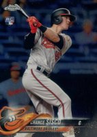 2018 Topps Chrome #133 Chance Sisco Baseball Card
