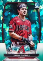 2023 Bowman Chrome Sapphire Edition #5 Corbin Carroll SP-Aqua Baseball Card