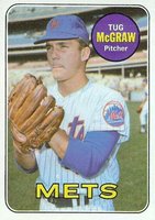 1969 Topps #601 Tug McGraw Baseball Card