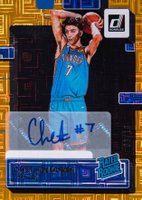 2022 Panini Donruss #202 Chet Holmgren Rated Rookie Signature-Gold Choice Basketball Card
