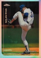 1999 Topps Chrome #34 Nolan Ryan Refractor Baseball Card