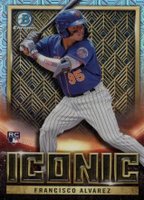 2023 Bowman Chrome Mega Box Bowman Iconic #BI25 Francisco Alvarez Baseball Card