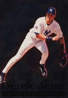 1998 Fleer Tradition Diamond Standouts #9 Derek Jeter Baseball Card