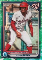 2024 Bowman Chrome Prospects #BCP72 Elijah Green Lunar Glow Refractor Baseball Card