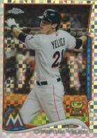 2014 Topps Chrome #215 Christian Yelich Xfractor Baseball Card