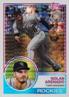 2018 Topps Silver Pack 1983 Chrome Promo #102 Nolan Arenado Baseball Card