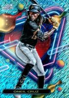 2023 Topps Cosmic Chrome #101 Oneil Cruz Aqua Equinox Baseball Card