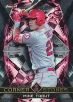 2018 Finest Finest Cornerstones #FC-MT Mike Trout Baseball Card