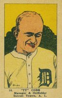 1923 Strip Card #10 Ty Cobb Baseball Card