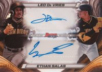 2024 Bowman's Best Dual Autographs #DADS Leo de Vries/Ethan Salas Baseball Card