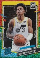 2023 Panini Donruss Optic #223 Keyonte George Red and Green Choice Basketball Card