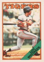 1988 Topps Tiffany #770 Lou Whitaker Baseball Card