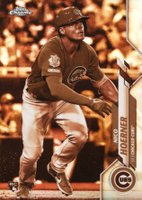 2020 Topps Chrome #161 Nico Hoerner Sepia Refractor Baseball Card