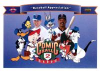 1991 Upper Deck Comic Ball 2 #154 Jackson w/Ryan Looney Tunes-Baseball... Baseball Card