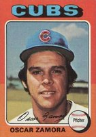 1975 Topps Mini #604 Oscar Zamora Baseball Card