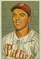 1952 Bowman #184 Curt Simmons Baseball Card