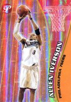 2001 Topps Pristine #1 Allen Iverson Refractor Basketball Card