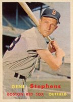 1957 Topps #217 Gene Stephens Baseball Card