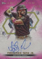 2022 Topps Inception Rookie and Emerging Stars Autographs #BRESFT Fernando Tatis Jr. Magenta Baseball Card