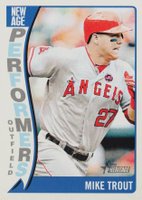 2014 Topps Heritage New Age Performers #NAPMT Mike Trout Baseball Card