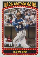 2023 Topps Heritage High Number the Hammer #TH8 Hank Aaron Baseball Card