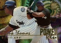 1996 Ultra Power Plus #10 Frank Thomas Gold Medallion Baseball Card