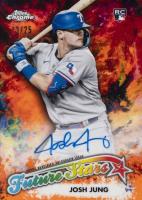 2023 Topps Chrome Logofractor Edition Future Stars Autographs #FSAJJ Josh Jung Orange Baseball Card