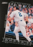 2000 Stadium Club Onyx Extreme #OE2 Derek Jeter Baseball Card