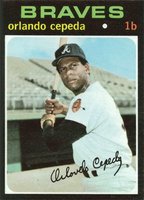 1971 Topps #605 Orlando Cepeda Baseball Card