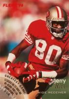 1996 Fleer #126 Jerry Rice Football Card