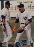 1992 Upper Deck #SP4 Mr. Baseball Tom Selleck/Frank Thomas Baseball Card