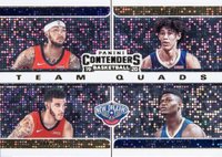 2019 Panini Contenders Team Quads #19 Brandon Ingram/Jaxson Hayes/Lonzo Ball/Zion Williamson Basketball Card
