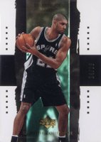 2003 Upper Deck Exquisite Collection #35 Tim Duncan Gold Basketball Card