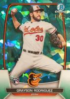 2023 Bowman Chrome Sapphire Edition #22 Grayson Rodriguez Aqua Baseball Card