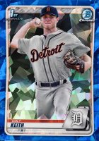 2020 Bowman Draft Chrome Sapphire Edition #BD54 Colt Keith Baseball Card