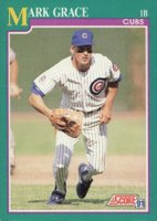 1991 Score #175 Mark Grace Baseball Card