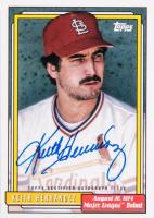 2022 Topps Archives 1992 Topps MLB Debut Autographs #72DBKH Keith Hernandez Baseball Card
