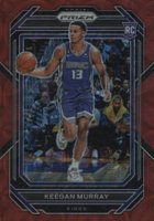 2022 Panini Prizm #245 Keegan Murray Red Choice Basketball Card