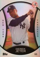 2010 Topps Legends Platinum Chrome Wal Mart Cereal #PC17 Derek Jeter Baseball Card