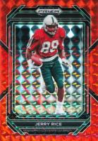 2023 Panini Prizm Draft Picks #51 Jerry Rice Red Finite Football Card