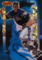 1999 Bowman's Best Mirror Image #M1 Alex Gonzalez/Alex Rodriguez Atomic Refractor Baseball Card