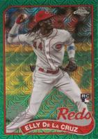 2024 Topps Silver Pack 1989 Chrome Promo #T89C83 Elly de La Cruz Green Baseball Card