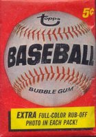 1966 Topps #WP Wax Pack 5 Cent Baseball Card
