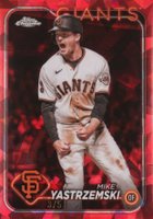 2024 Topps Chrome Sapphire #124 Mike Yastrzemski Red Baseball Card