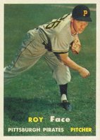 1957 Topps #166 Roy Face Baseball Card