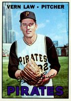 1967 Topps #351 Vern Law Baseball Card