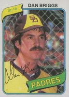 1980 Topps #352 Dan Briggs Baseball Card