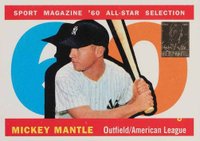 1997 Topps Mantle #29 1960 Topps Reprint Baseball Card
